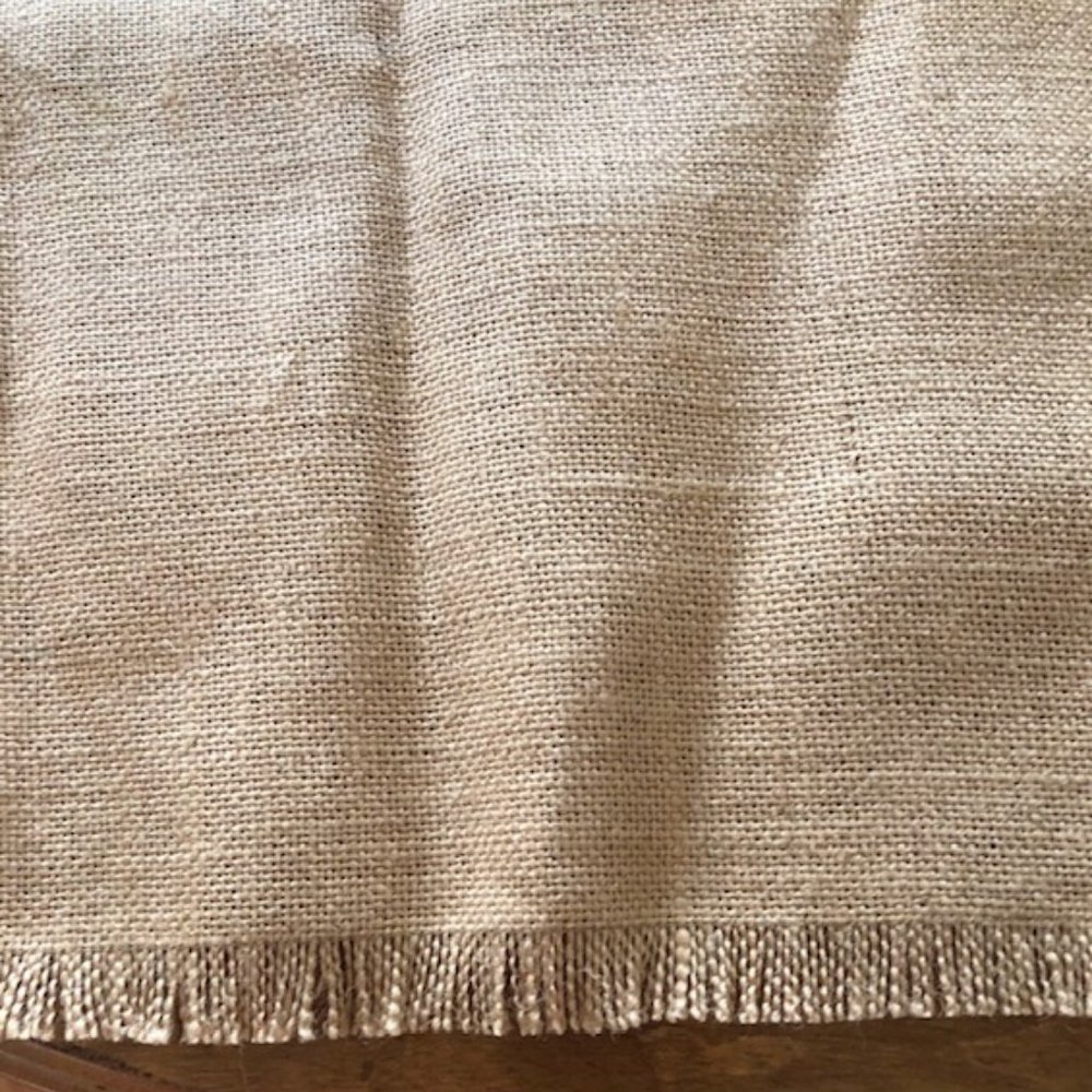 Pottery Barn Burlap Table Runner